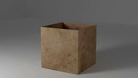 Simple Cardboard Box Created in Blender