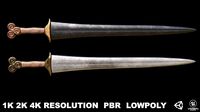 Greek Sword Xiphos 04