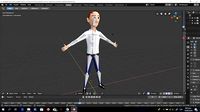 Caricature Character 3D rigged Blender