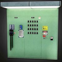 IND - Industrial Switch Board Wall - PBR Game Ready