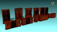 Antique Closet and drawer set
