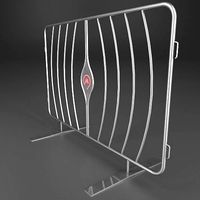 Moscow metro barrage Low-poly 3d model