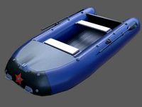 Russian inflatable boat rocket 360