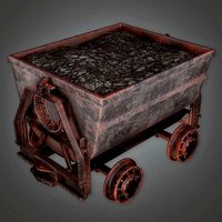 IND - Mine Metal Wagon - PBR Game Ready