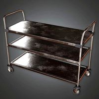 IND - Lab Medical Cart  - PBR Game Ready