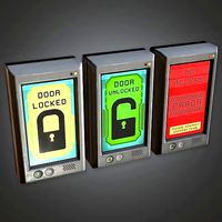 IND - Industrial Building Keypad Controls - PBR Game Ready