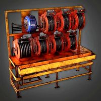 IND - Hoses Stand - PBR Game Ready