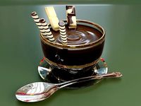 Creamy Chocolate Glass Cup