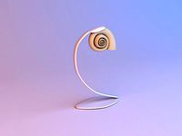 Seashell unique Lamp