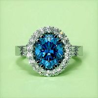 oval topaz ring 3D print model | 3D