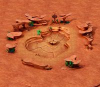 Cartoon Underwater City - Seabed Square