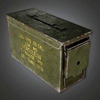 IND - Ammunition Bullet Box - PBR Game Ready