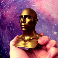 Tupac 2pac Shakur Bust Sculpture  | 3D