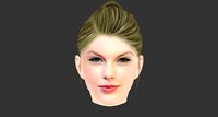 Low poly Hair for female game character