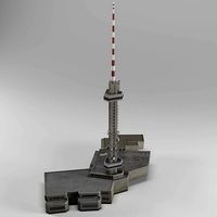 TV tower Kopitoto Vitosha Sofia Bulgaria