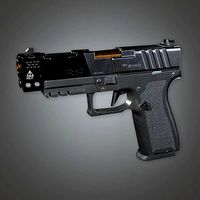 MHG - Big Warden Modern Handgun - PBR Game Ready