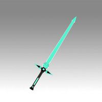 Sao Kirtos Dark Repulser Sword cosplay prop weapon