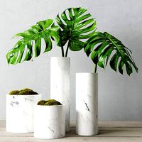 Restoration Hardware Round Marble Vessels