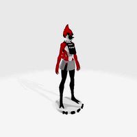regular show margaret fist pump | 3D