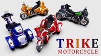 Lowpoly Trike Motorcycle HQ