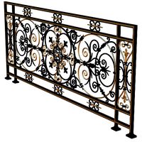 Forging Iron Forged Balcony Railing Baroque Classic