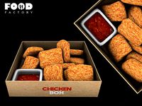 Chicken nuggets mesh