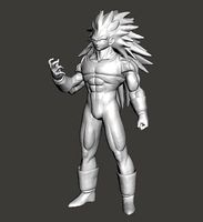 Vegeta SSJ3 3D Model | 3D