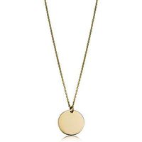 High Polish Round Disc Adjustable Necklace 3D print model | 3D
