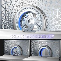 Sci Fi Glass door 23f