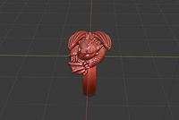 toothless  dragon ring | 3D