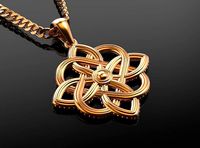 Celtic knotwork jewelry  pendant Norse viking amulet | 3D