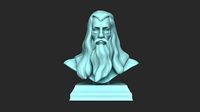 Gandalf Bust - Ian McKellen - Lord of The Rings - Hobbit | 3D