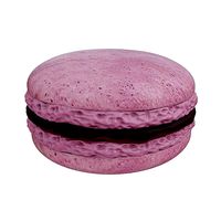 Violet macaroon with jam