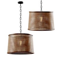 Rattan pendant light