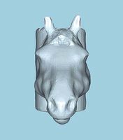 MakeIT Horse Head Shape Planter 3D Model Flowerpot Vase