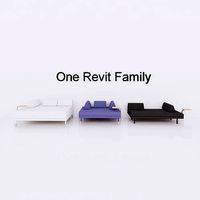 FLOTTEBO sleeper sofa - Full parametric Revit Family