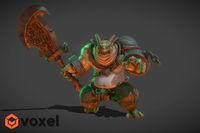 Toad Warrior 1 (animated)