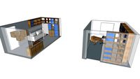 Wohn- und Arbeitszimmer