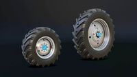 Set of wheels for MTZ tractor Assembly