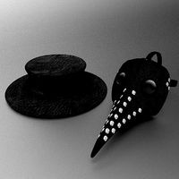 Plague Doctors mask and hat