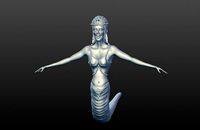 Lamia 3d sculpt