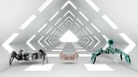 Spider bionic robot