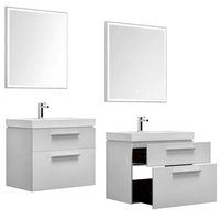 Nova 75-90 white two drawers
