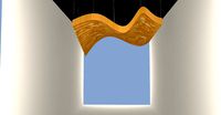 Parametric Wavy Wooden Suspended Ceiling with Grasshopper
