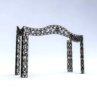 Sahne Wrought Iron Decor