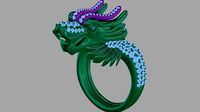 king dragon ring | 3D