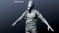 Chamical Hazmat Suit High-poly