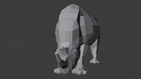 rhino low poly