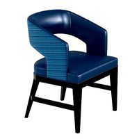 Charter furniture blue dining arm chair