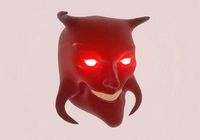 Evil Dark Demon Head